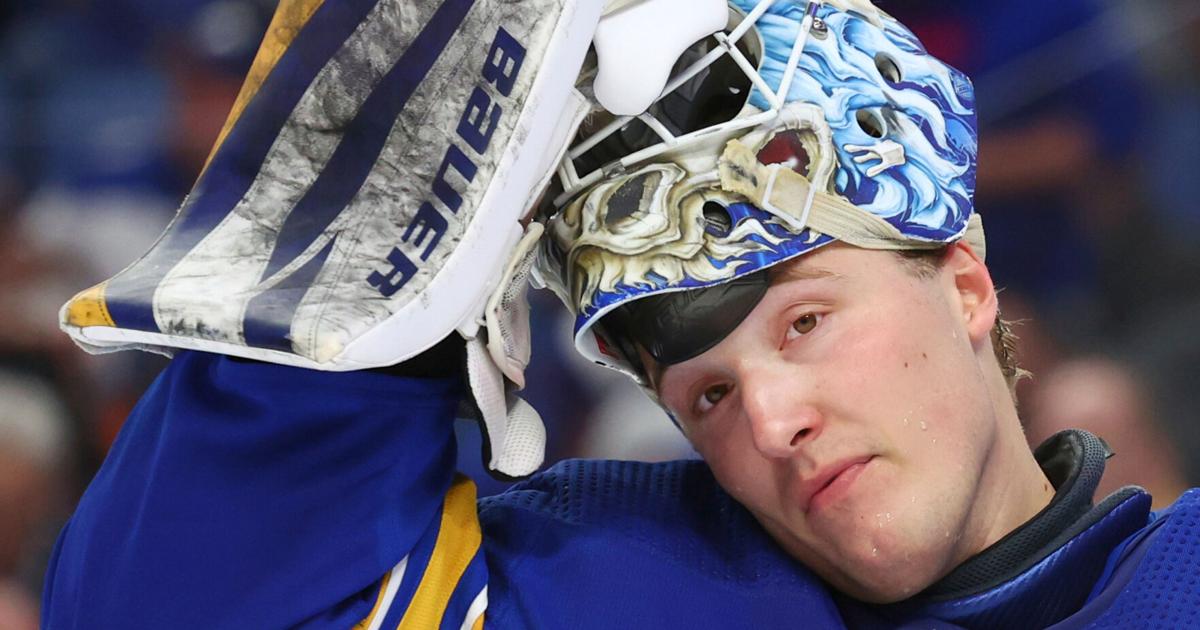 Sabres starting goalie Luukkonen expected to miss season opener with lower-body injury | Sports