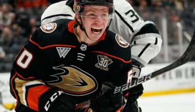 Ducks sign promising young defenseman Jackson LaCombe to 8-year, $72 million contract extension | Sports