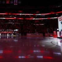 The Florida Panthers watch as their 2025 Stanley Cup championship banner is raised ahead of their victory over visiting Chicago in the 2025-26 NHL season opener | News