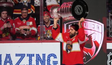 Panthers celebrate Stanley Cup win with banner ceremony, eye historic three-peat as NHL kings | Sports