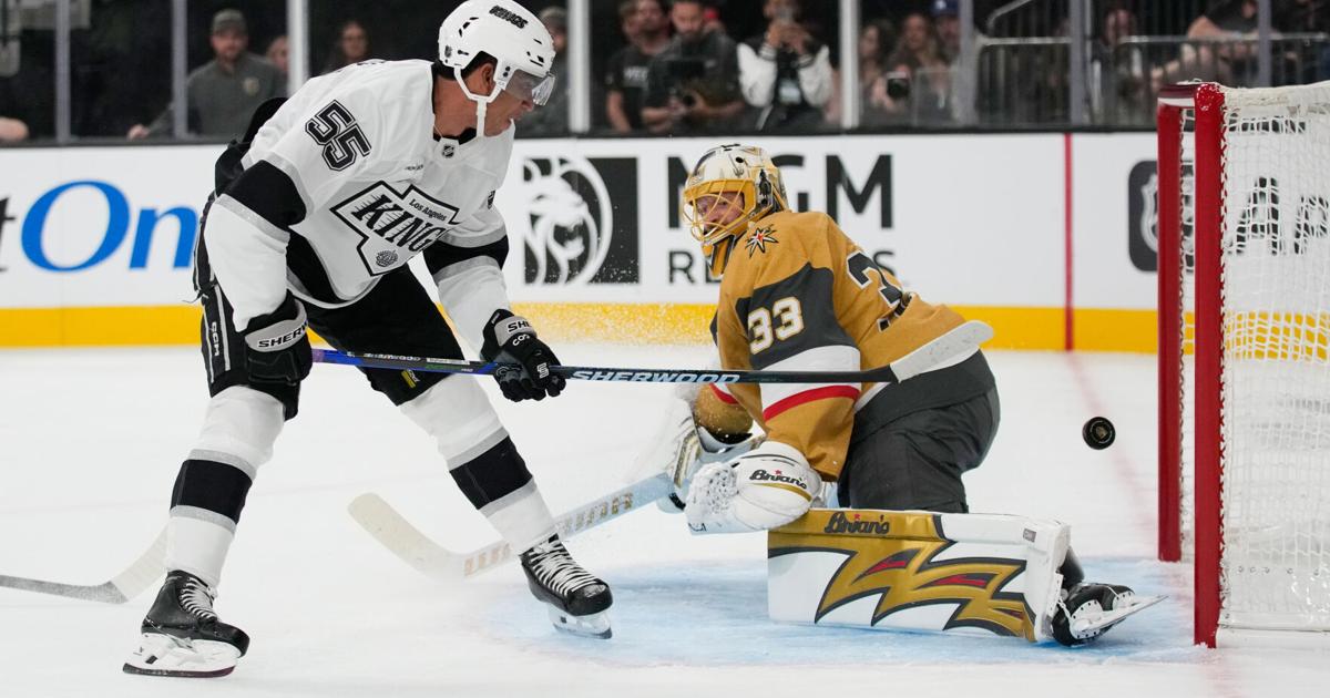 Kings top Golden Knights 6-5 in shootout, spoiling Dorofeyev's hat trick and Marner's debut | Sports