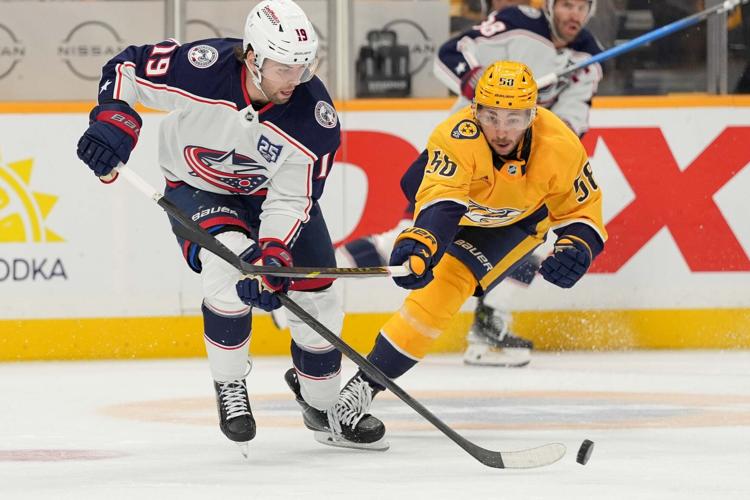 Columbus Blue Jackets at Nashville Predators