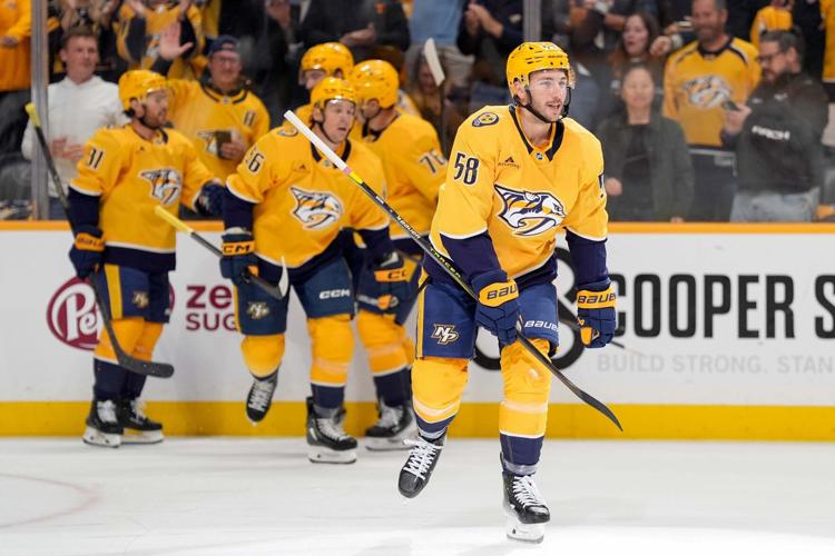 Columbus Blue Jackets at Nashville Predators