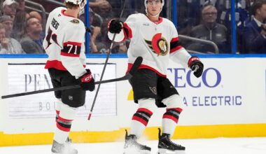 Shane Pinto scores tiebreaking goal late in 3rd and Senators beat Lightning 5-4 | National