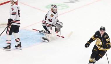Fraser Minten scores in overtime to lift the Bruins past the Blackhawks, 4-3 | National Sports