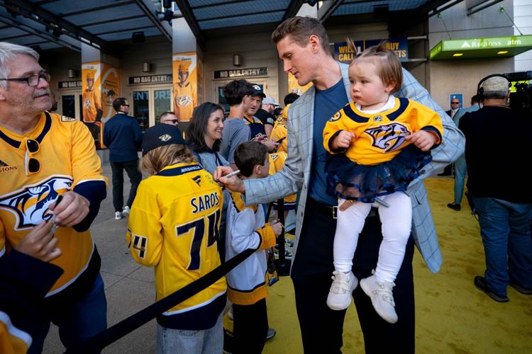 Nashville Predators Gold Walk