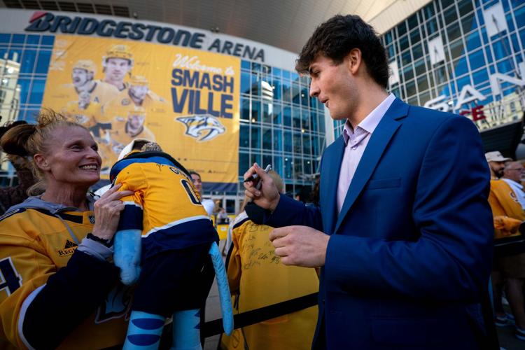 Nashville Predators Gold Walk