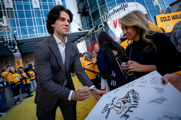 Nashville Predators Gold Walk
