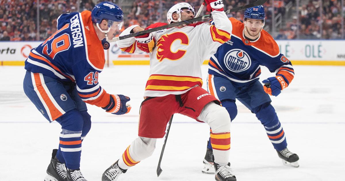 Flames Oilers Hockey - Chronicle-Tribune