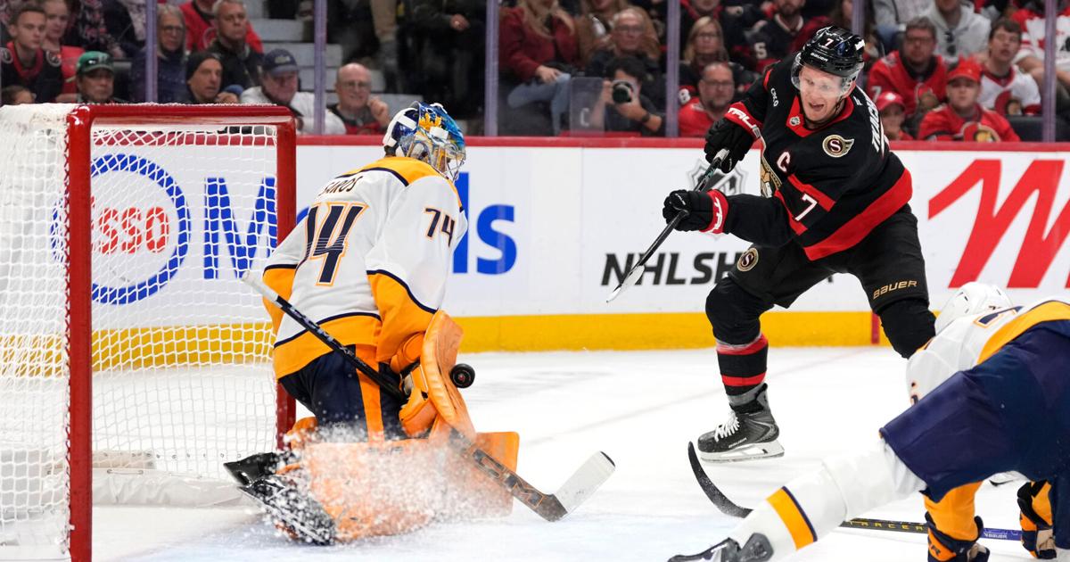 Senators’ Tkachuk being evaluated after exiting loss to Predators | Sports