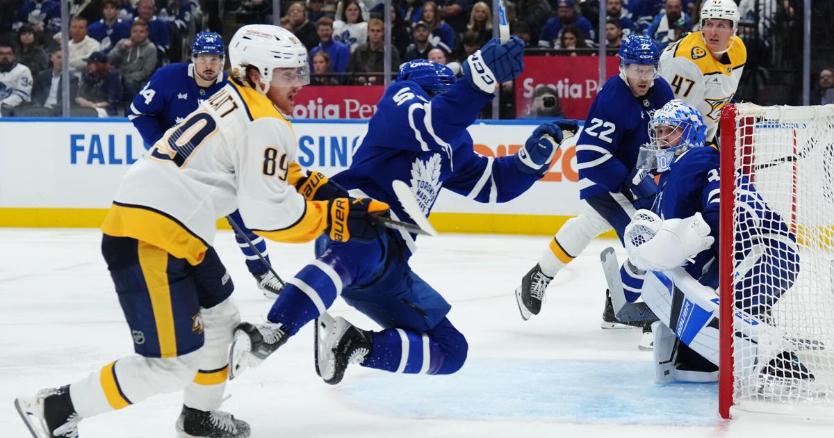 Maple Leafs snap a 2-game losing streak with a 7-4 victory over the Predators | Sports