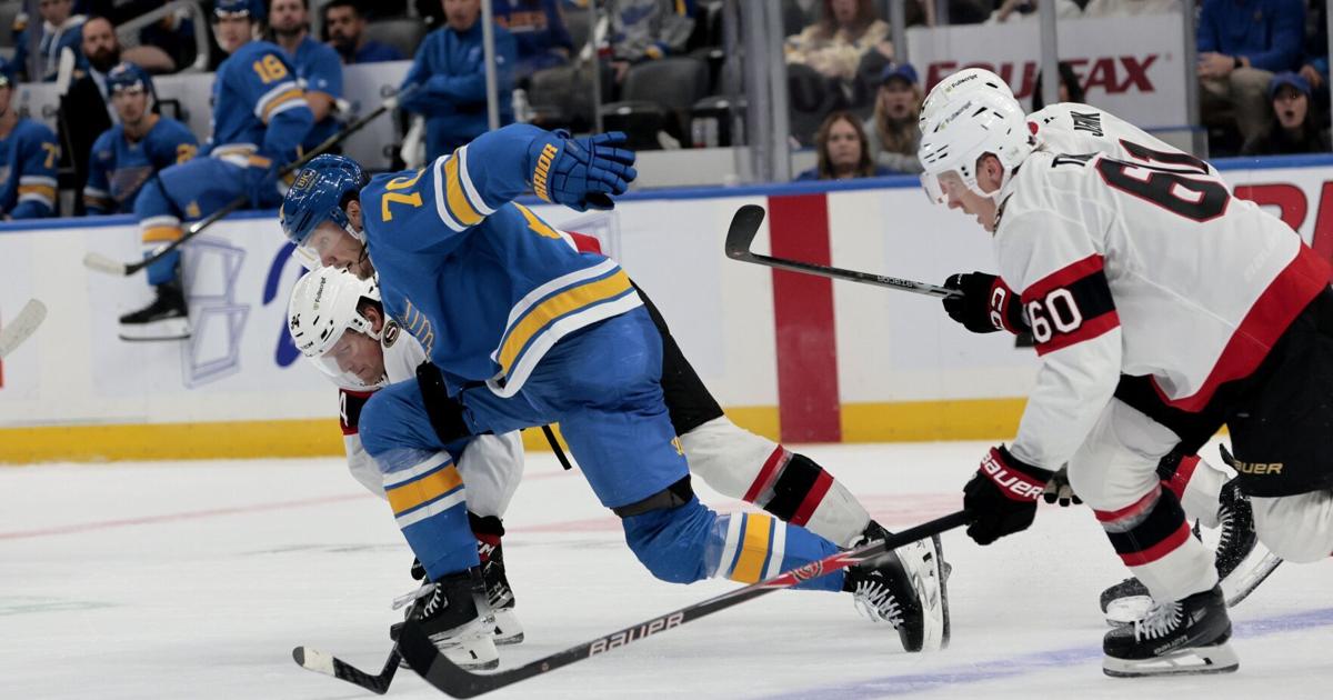 Game Day: Oskar Sundqvist, Alexey Toropchenko still out for Blues vs. Blackhawks - STLtoday.com