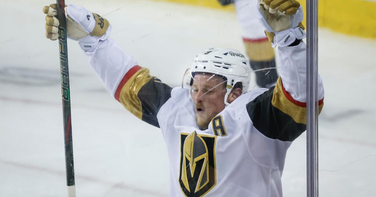 Jack Eichel scores twice and leads the Golden Knights to a 4-2 win over the Flames | National