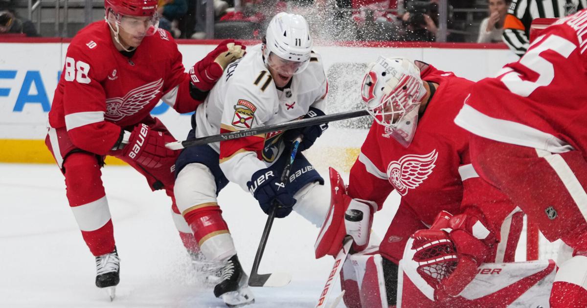 Red Wings beat Panthers 4-1 to send defending champs to second straight loss | Sports