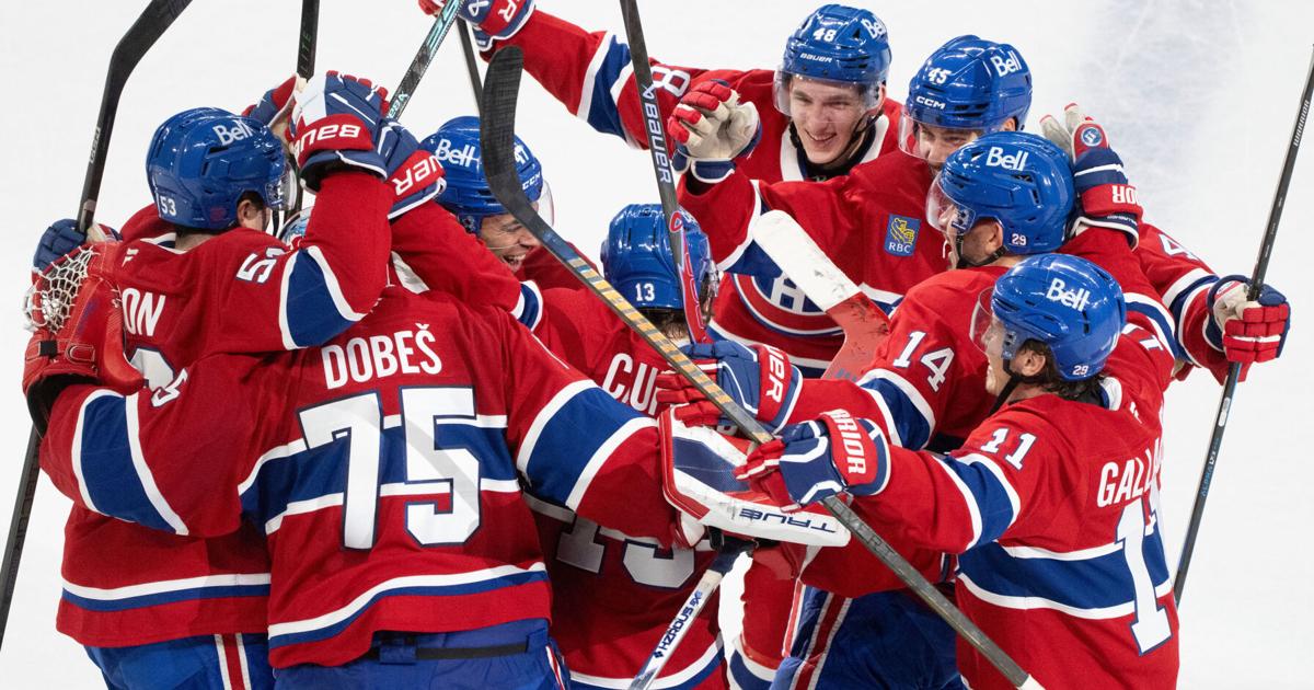 Caufield scores tying and winning goals in the Canadiens' 3-2 OT victory over the Predators | National