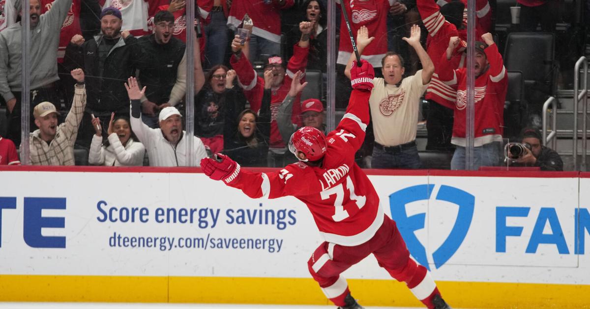 Larkin's overtime goal lifts Red Wings past Lightning, 2-1 | Sports