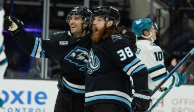 Schmaltz gets second career hat trick for first three goals of season as Mammoth beat Sharks 6-3 | Sports