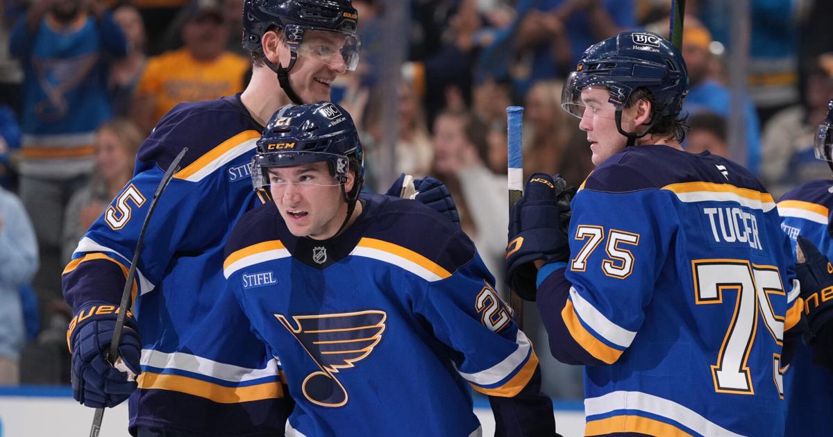Kyrou, Snuggerud score to back Binnington in the Blues' 3-1 victory over the Stars | National Sports