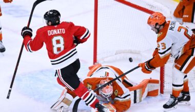 Donato scores in OT, Blackhawks edge Ducks 2-1 in Quenneville's return to Chicago |