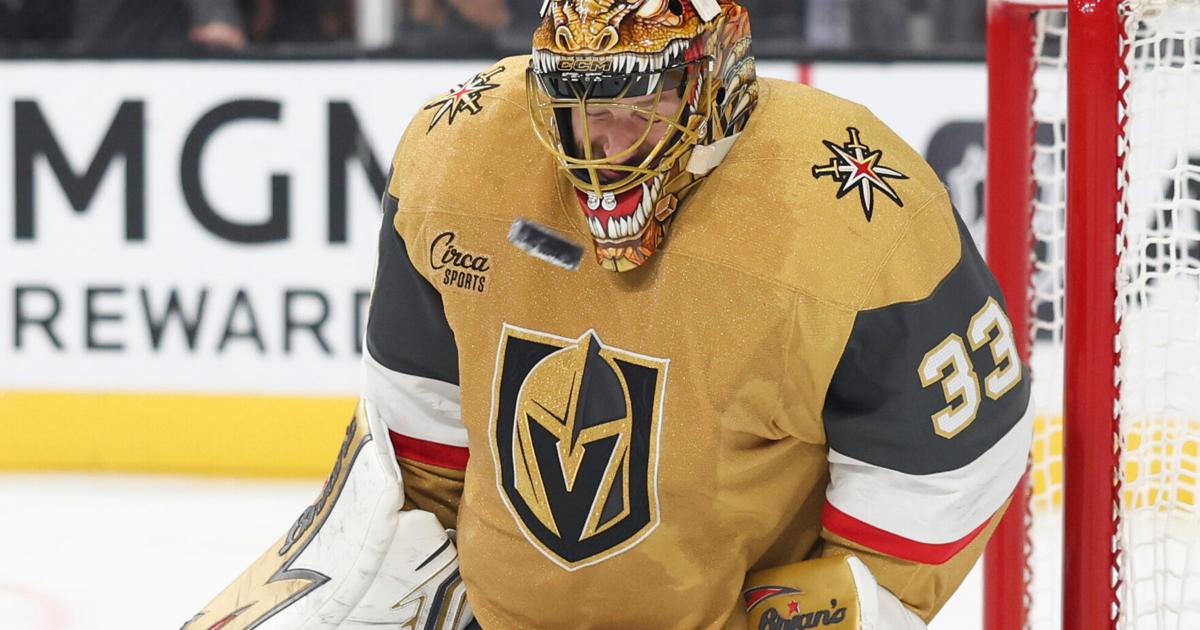 Golden Knights goalie Adin Hill leaves game in first period with injury | Sports