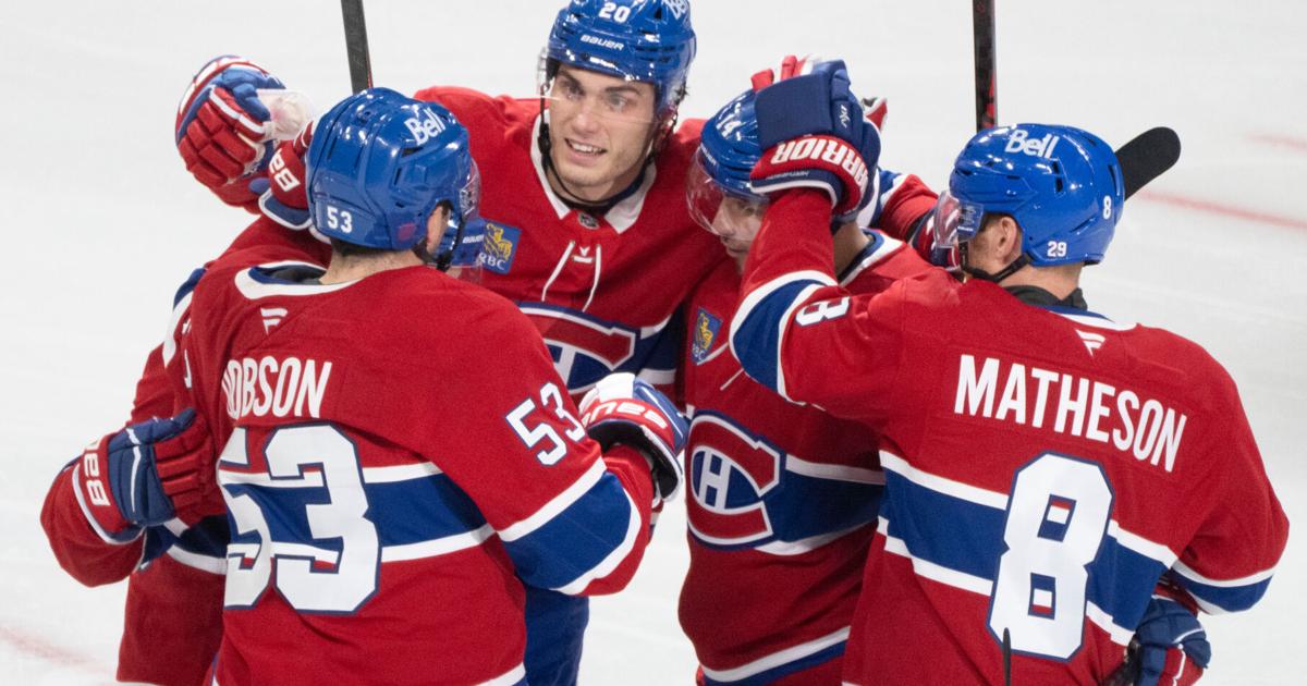 Slafkovsky scores in the 3rd period as the Canadiens beat the Sabres 4-2 |