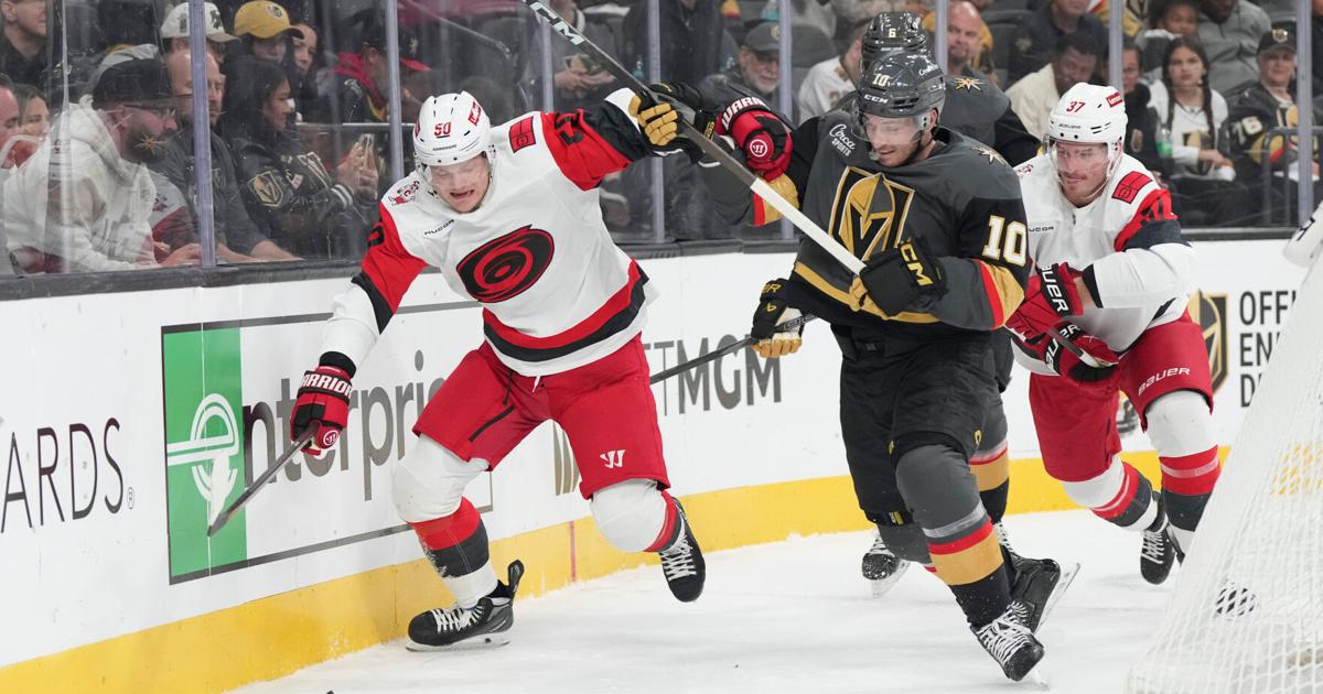 Barbashev has goal and assist as Golden Knights beat Hurricanes 4-1 | Sports