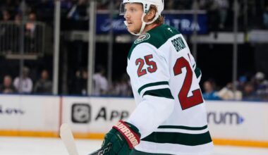 Yurov scores tiebreaking goal in 3rd period for first NHL goal as Wild beat Rangers 3-1 | National