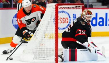 Linus Ullmark makes 22 saves in the Senators' 2-1 victory over the Flyers | National Sports