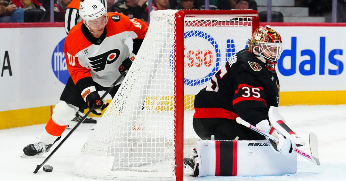 Linus Ullmark makes 22 saves in the Senators' 2-1 victory over the Flyers | National Sports