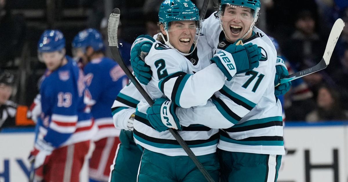 Macklin Celebrini and Will Smith push the Sharks to their first win this season | National