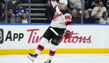 Jack Hughes' hat trick lifts Devils over Maple Leafs 5-2 | National Sports