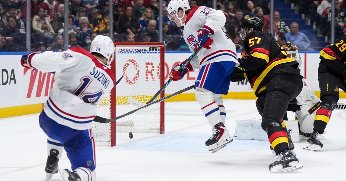 Demidov has goal and 2 assists, Canadiens rally to beat Canucks 4-3 | Sports