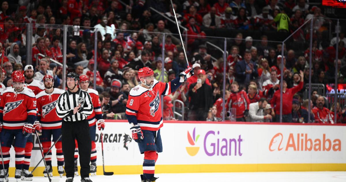 Alex Ovechkin plays his 1,500th game for the Capitals, but goal No. 900 will have to wait | National Sports