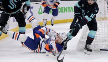 Seattle Kraken’s Jordan Eberle nets 2 goals in win over Edmonton Oilers | Kraken