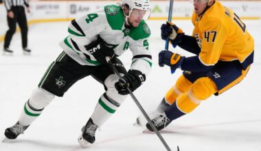 Rantanen gets tiebreaking goal in 3rd period as Stars rally from two goals down, beat Predators 3-2 | Ap Sports News