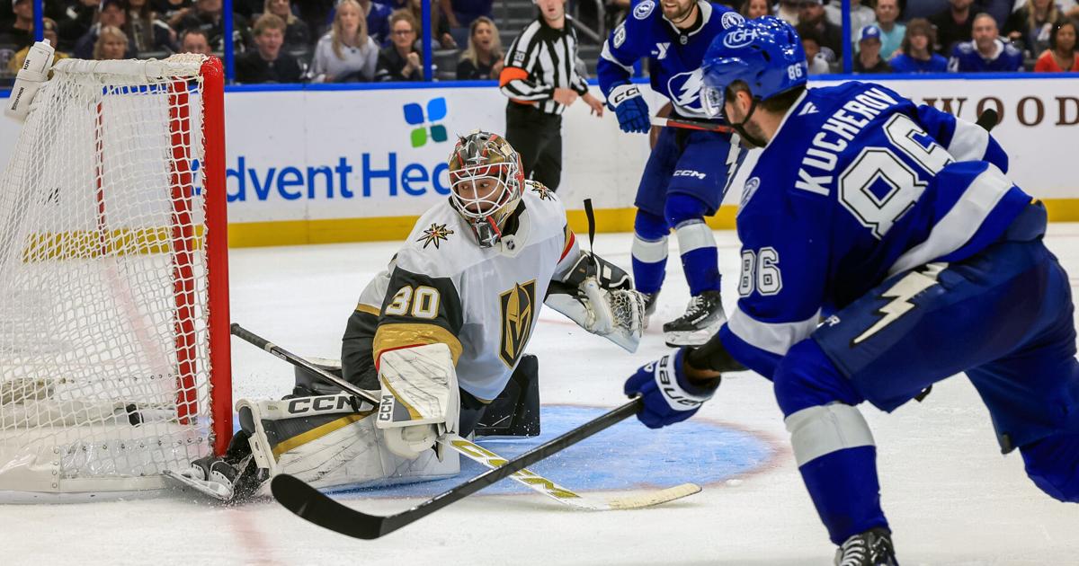 Kucherov scores in OT to give Lightning 2-1 win over Golden Knights | National