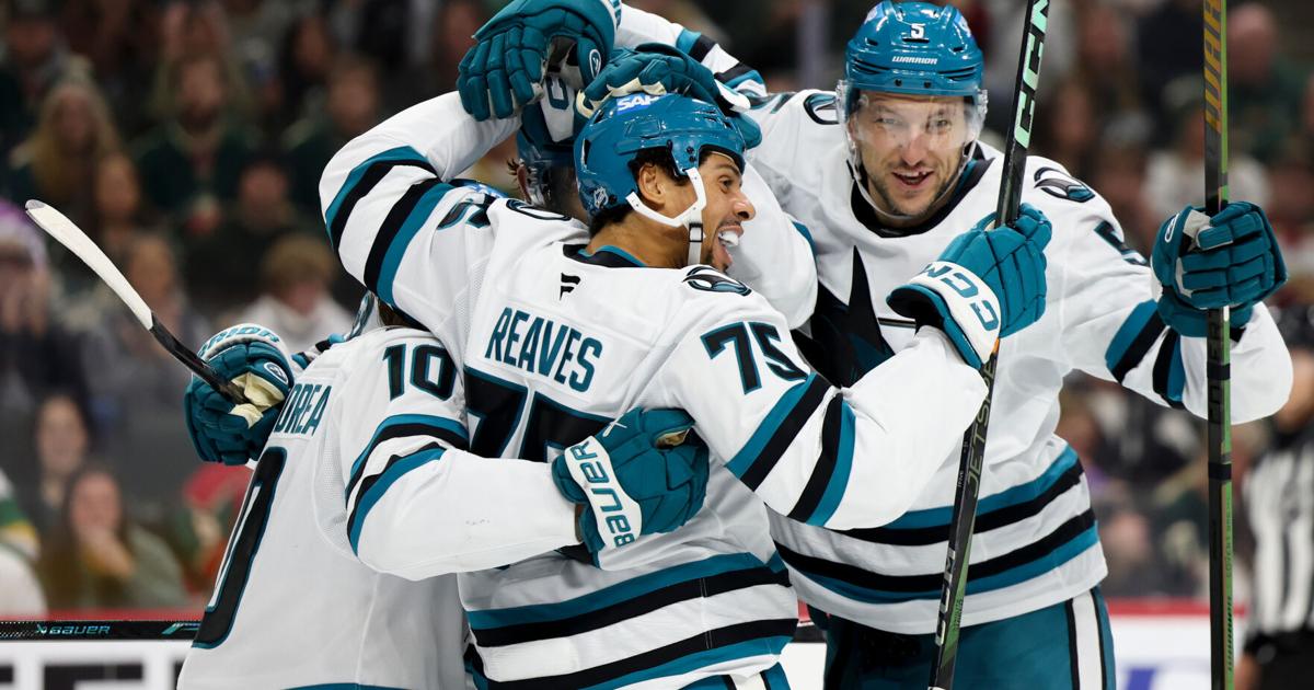 Macklin Celebrini scores in overtime to lift Sharks past Wild, 6-5 | Sports