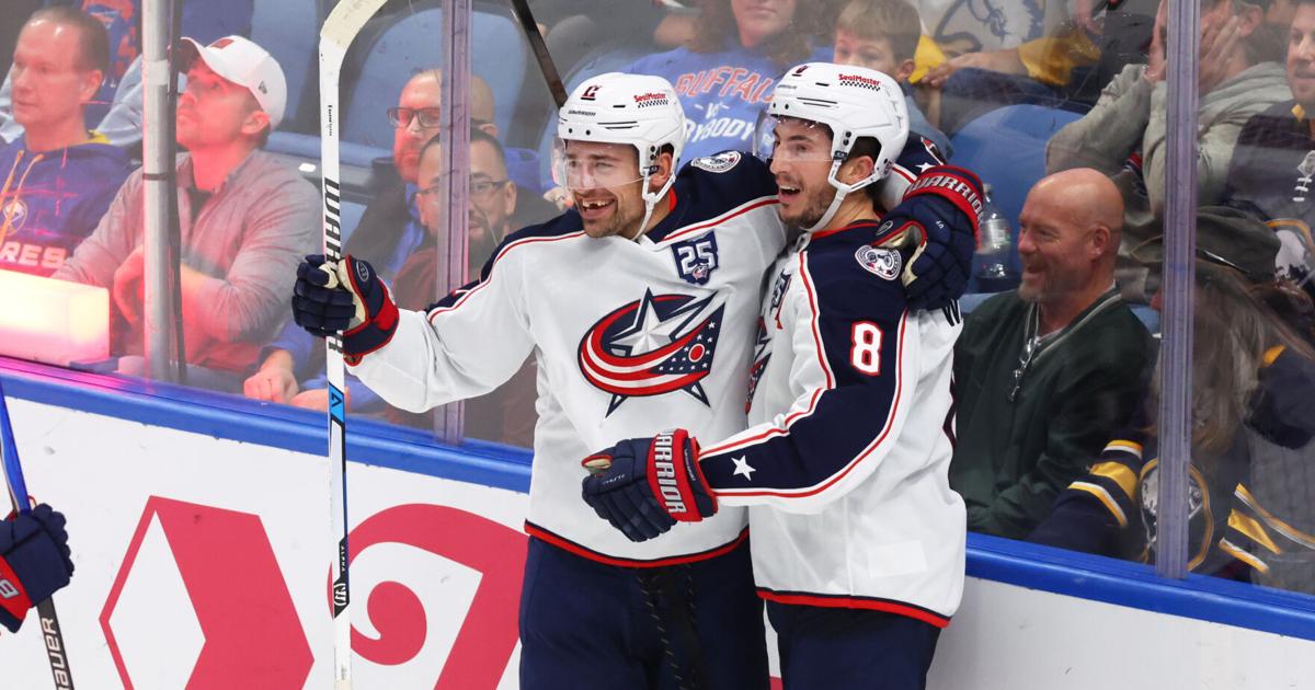 Wood scores 2 including winner in return from injury, lifting Blue Jackets to 4-3 win over Sabres | Sports