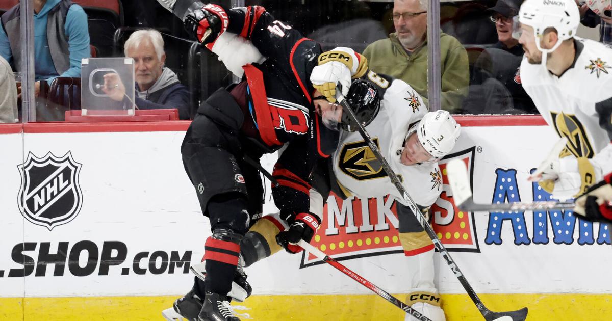 Eichel's 2 late goals help Vegas Golden Knights beat Carolina Hurricanes 6-3 | Sports