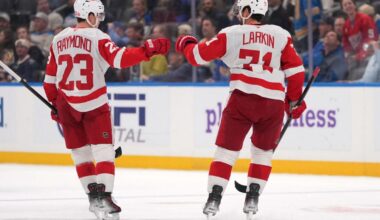 Dylan Larkin scores twice to help Red Wings beat Blues 5-2 | National Sports