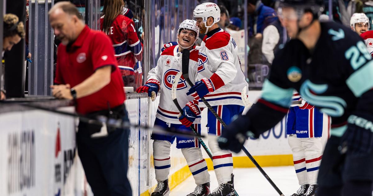 Caufield sets Canadiens record with 11th career OT goal to beat Kraken 4-3 after 3rd period collapse | National