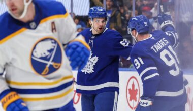 John Tavares scores 499th goal on OT breakaway to lift Maple Leafs past Sabres, 4-3 | National Sports