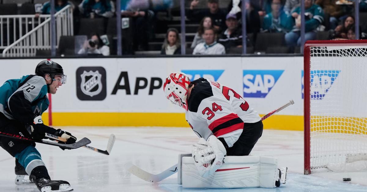 San Jose Sharks earn first home win of the season with 5-2 victory over New Jersey Devils | National Sports