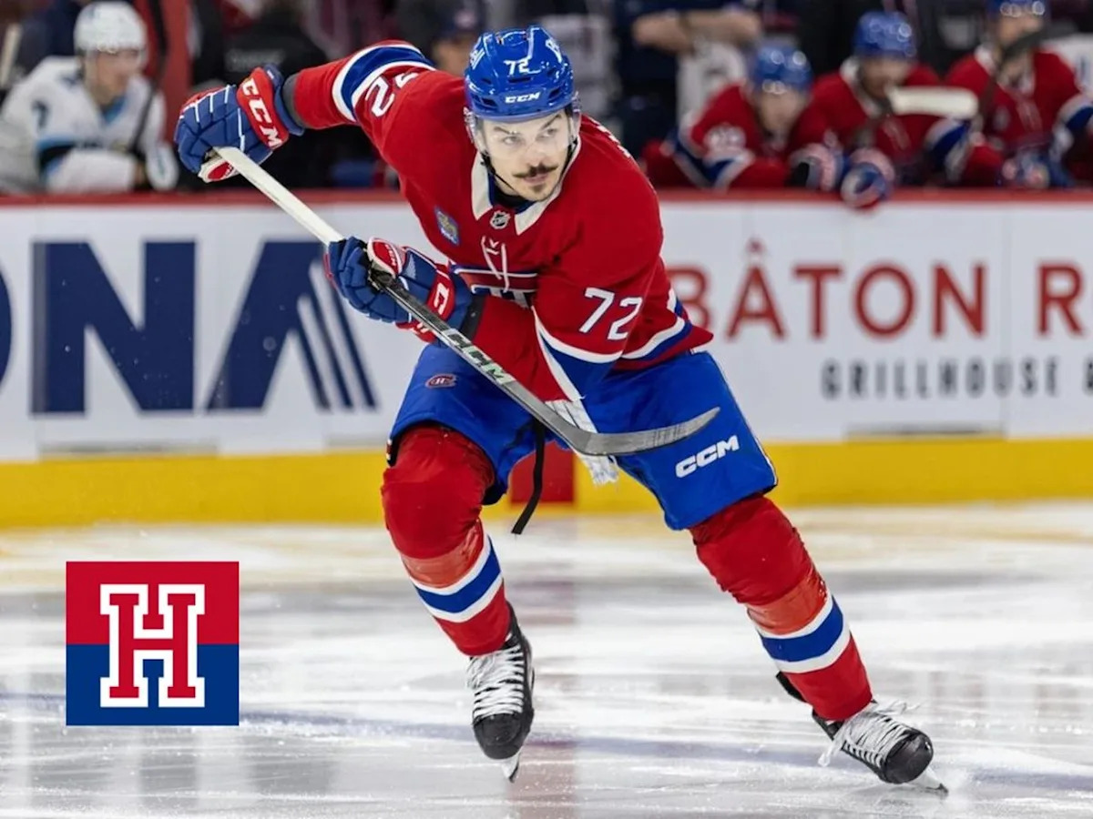 Canadiens' Arber Xhekaj, Patrik Laine fight for ice time