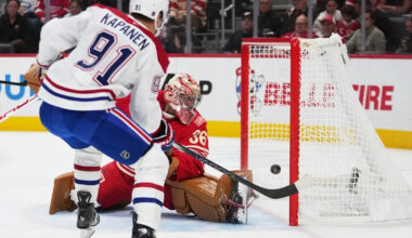 Dobes shines in net, Canadiens dominate Red Wings for first win of season