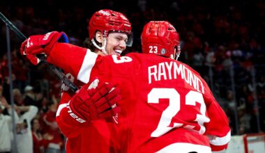 Moritz Seider, Lucas Raymond alternate captains for Detroit Red Wings