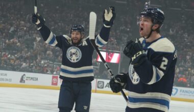 Wood's goals a welcome sight in Blue Jackets' OT win: takeaways