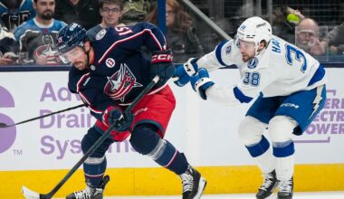 Columbus Blue Jackets' Fabbro welcomed back to Nashville after penalty