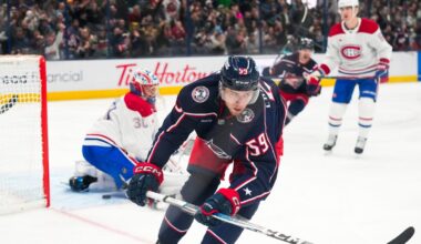 Chinakhov excited for season debut with Columbus Blue Jackets