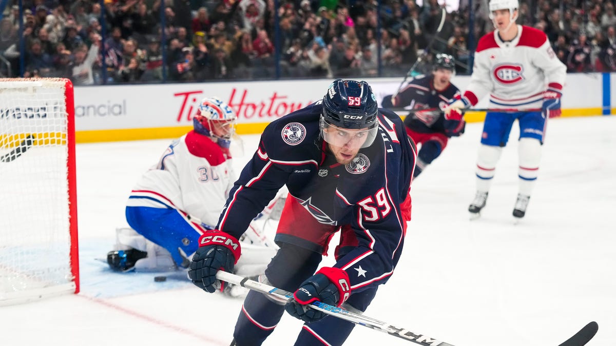 Chinakhov excited for season debut with Columbus Blue Jackets